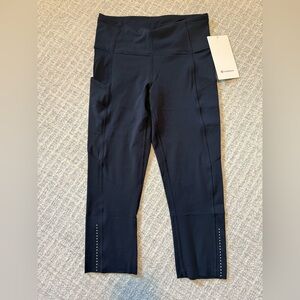 NWT- Lululemon Fast and Free HR Crop Leggings with pockets- Size 6
Price is firm